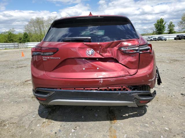 LRBFZPR47PD023775 - 2023 BUICK ENVISION ESSENCE RED photo 6