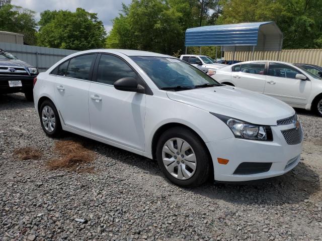 1G1PD5SH6C7407022 - 2012 CHEVROLET CRUZE LS WHITE photo 4