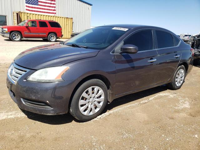 1N4AB7AP2EN854216 - 2014 NISSAN SENTRA S GRAY photo 1