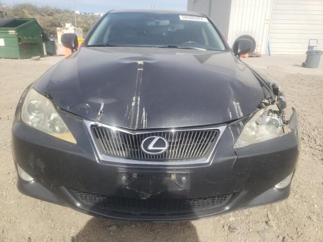 JTHBK262172057313 - 2007 LEXUS IS 250 GRAY photo 5