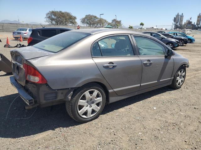 2HGFA1F51BH523057 - 2011 HONDA CIVIC LX GRAY photo 3