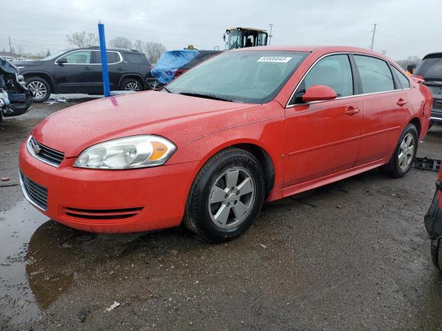 2G1WT57KX91148110 - 2009 CHEVROLET IMPALA 1LT RED photo 1