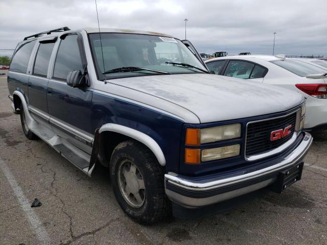 1GKEC16K1SJ741223 - 1995 GMC SUBURBAN C1500 BLUE photo 4