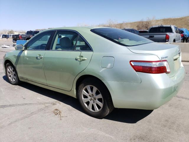 4T1BB46K78U054611 - 2008 TOYOTA CAMRY HYBRID GREEN photo 2