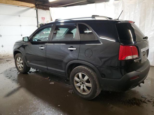 5XYKTDA67DG343723 - 2013 KIA SORENTO LX BLACK photo 2