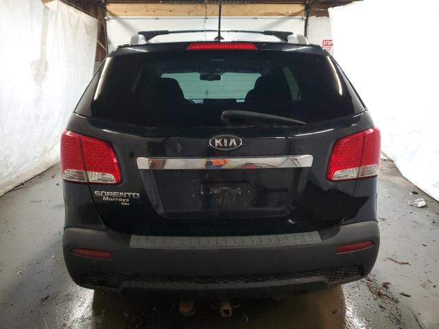 5XYKTDA67DG343723 - 2013 KIA SORENTO LX BLACK photo 6