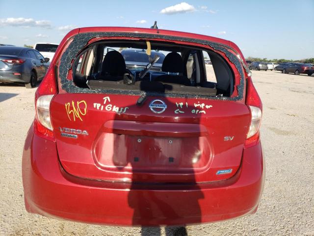 3N1CE2CP2EL424134 - 2014 NISSAN VERSA NOTE S RED photo 6