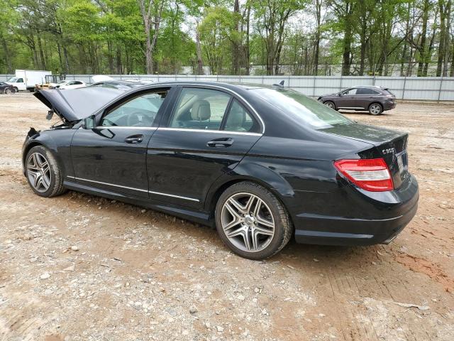 WDDGF5EB5AF476656 - 2010 MERCEDES-BENZ C 300 BLACK photo 2