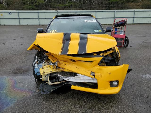 JTKJF5C70C3025470 - 2012 TOYOTA SCION TC 黄色 照片 5