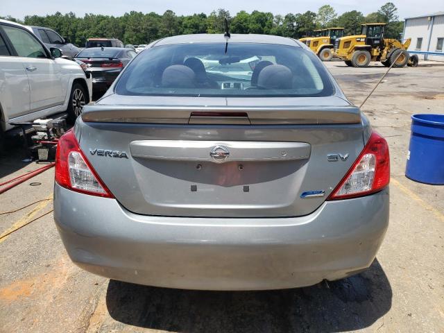 3N1CN7AP8EL806782 - 2014 NISSAN VERSA S GRAY photo 6