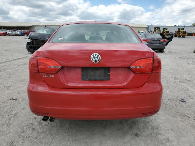 3VW2K7AJ0CM464729 - 2012 VOLKSWAGEN JETTA BASE أحمر صورة 6