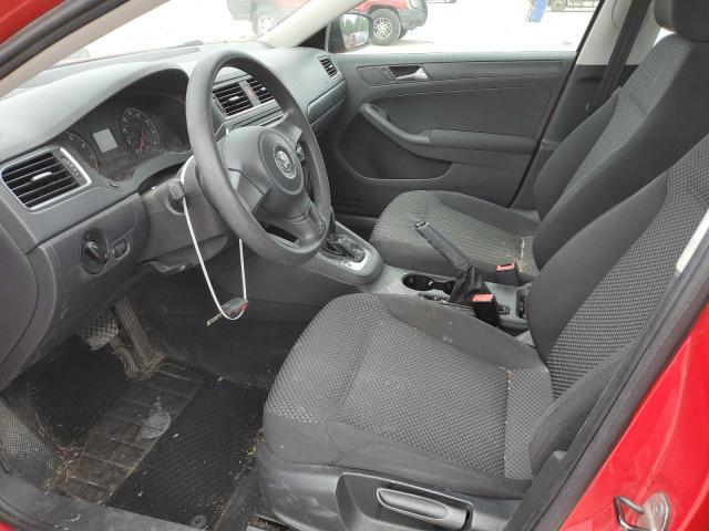 3VW2K7AJ0CM464729 - 2012 VOLKSWAGEN JETTA BASE أحمر صورة 7