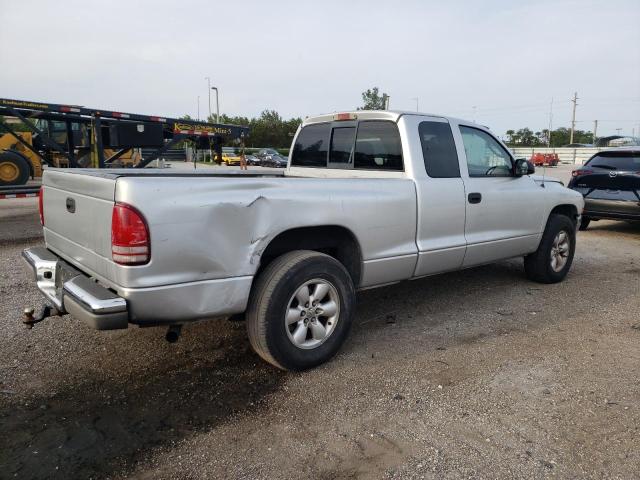 1D7HL42K84S717679 - 2004 DODGE DAKOTA SLT SILVER photo 3