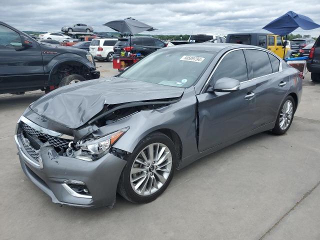 JN1EV7BP4MM706335 - 2021 INFINITI Q50 LUXE GRAY photo 1