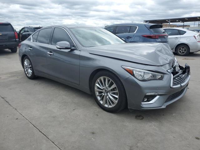 JN1EV7BP4MM706335 - 2021 INFINITI Q50 LUXE GRAY photo 4