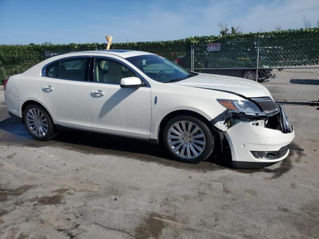 1LNHL9DK0DG601105 - 2013 LINCOLN MKS WHITE photo 4