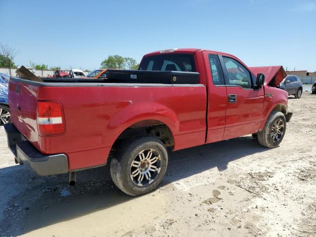 1FTRF12257NA75073 - 2007 FORD F150 RED photo 3