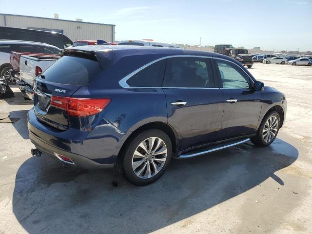 5FRYD3H42EB009256 - 2014 ACURA MDX TECHNOLOGY BLUE photo 3