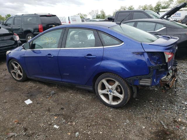 1FAHP3J2XCL297674 - 2012 FORD FOCUS TITANIUM BLUE photo 2