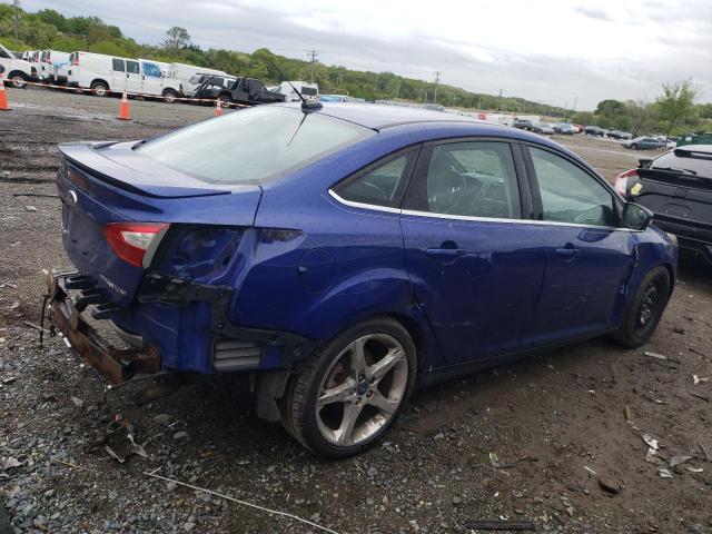 1FAHP3J2XCL297674 - 2012 FORD FOCUS TITANIUM BLUE photo 3