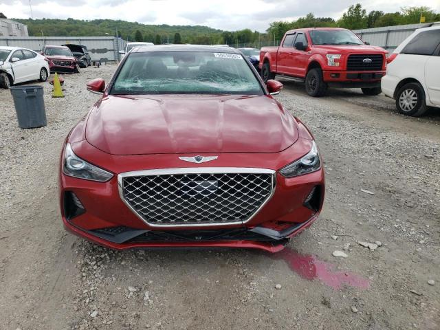 KMTG34LA3MU075521 - 2021 GENESIS G70 ELITE RED photo 5