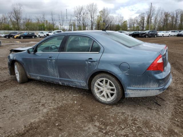 3FAHP0JG2CR444615 - 2012 FORD FUSION SEL BLUE photo 2