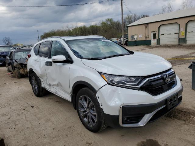 2HKRW2H94MH615437 - 2021 HONDA CR-V TOURING WHITE photo 4