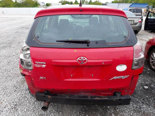 2T1KR32E86C558296 - 2006 TOYOTA COROLLA MA XR RED photo 6