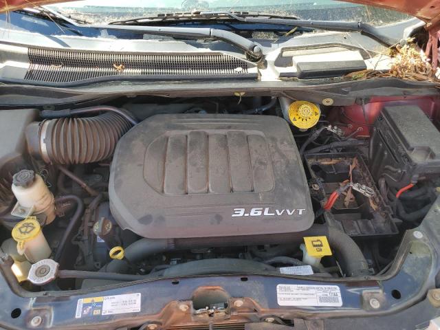 2C4RDGBG6FR709528 - 2015 DODGE GRAND CARA SE BURGUNDY photo 12