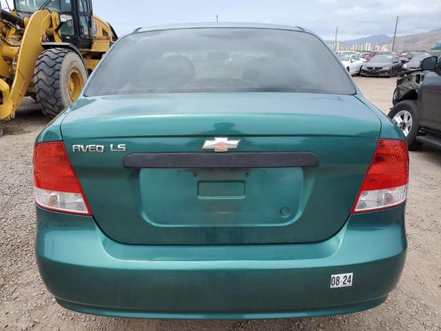KL1TJ52684B171878 - 2004 CHEVROLET AVEO LS فيروزي صورة 6