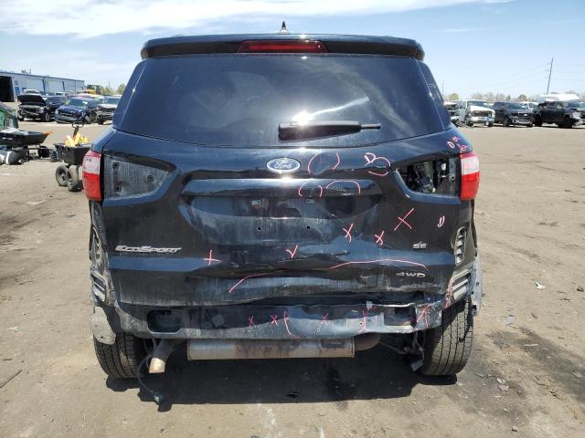 MAJ6P1UL9JC235017 - 2018 FORD ECOSPORT SE Czarny zdjęcie 6