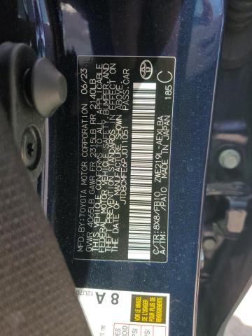 JTDBCMFE6PJ011051 - 2023 TOYOTA COROLLA LE BLUE photo 12