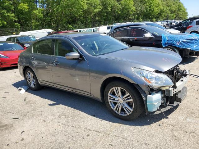 JN1CV6AR9FM650240 - 2015 INFINITI Q40 GRAY photo 4