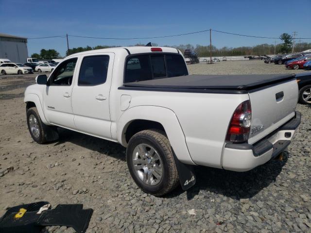 3TMLU4EN6CM103583 - 2012 TOYOTA TACOMA DOUBLE CAB WHITE photo 2