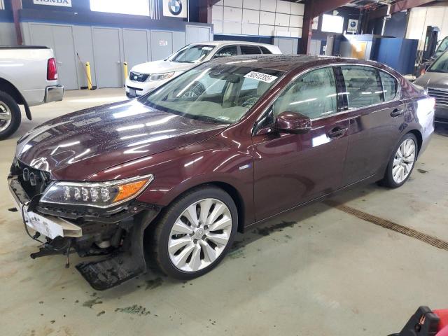 JH4KC2F99GC000362 - 2016 ACURA RLX SPORT HYBRID ADVANCE BURGUNDY photo 1