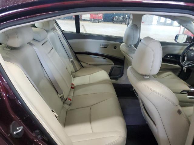 JH4KC2F99GC000362 - 2016 ACURA RLX SPORT HYBRID ADVANCE BURGUNDY photo 10