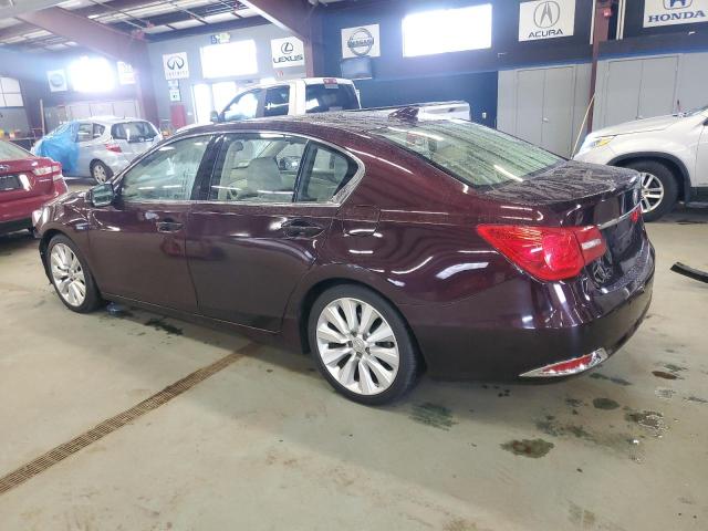 JH4KC2F99GC000362 - 2016 ACURA RLX SPORT HYBRID ADVANCE BURGUNDY photo 2