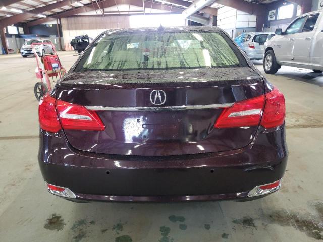 JH4KC2F99GC000362 - 2016 ACURA RLX SPORT HYBRID ADVANCE BURGUNDY photo 6