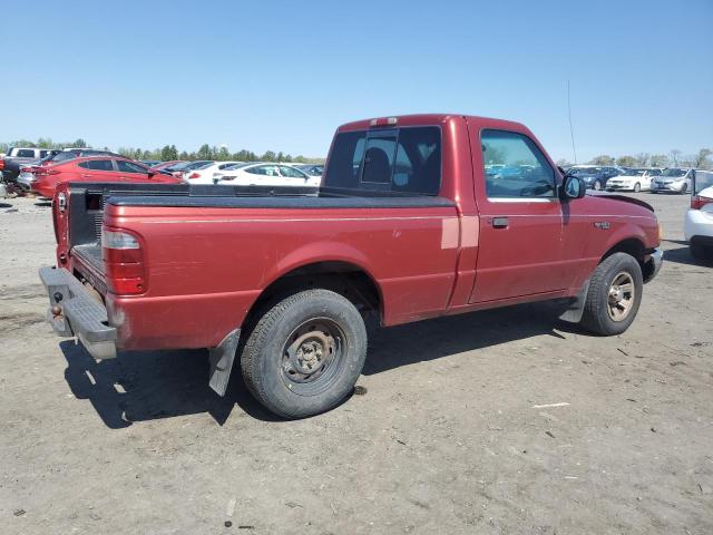 1FTYR10U92TA18189 - 2002 FORD RANGER BURGUNDY photo 3