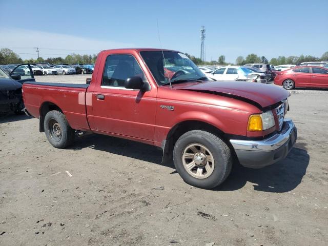 1FTYR10U92TA18189 - 2002 FORD RANGER BURGUNDY photo 4