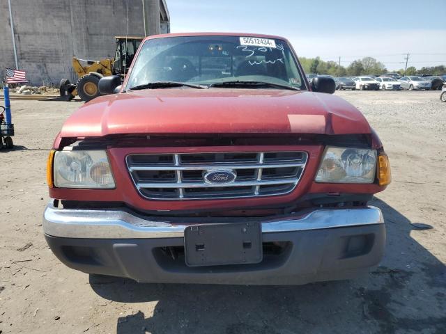 1FTYR10U92TA18189 - 2002 FORD RANGER BURGUNDY photo 5