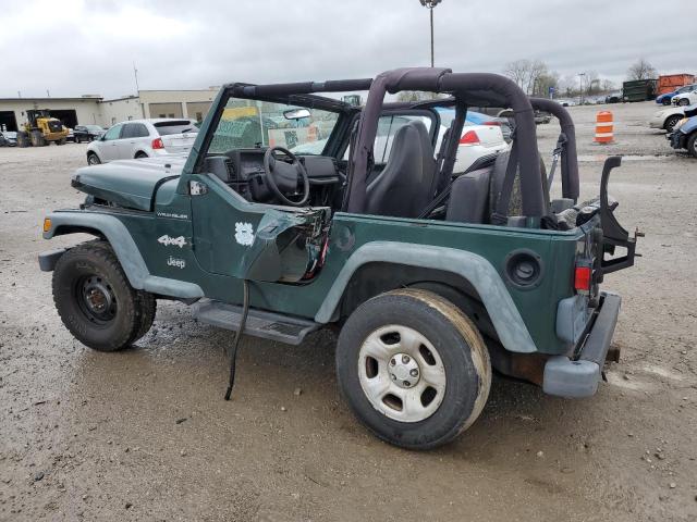 1J4FA29P9YP769354 - 2000 JEEP WRANGLER / SE GREEN photo 2