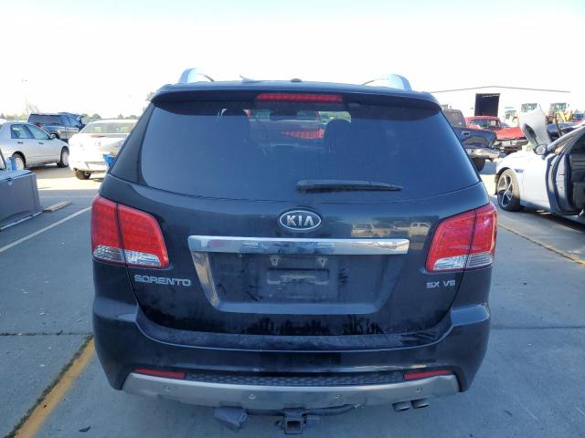 5XYKWDA27BG123256 - 2011 KIA SORENTO SX BLACK photo 6