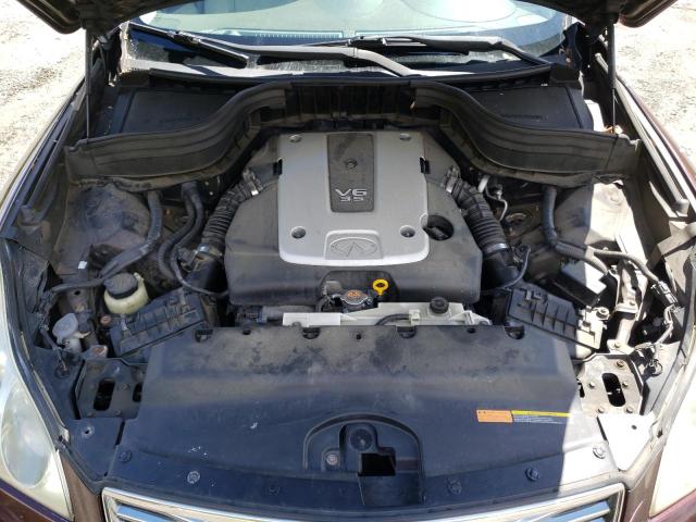 JN1AJ0HR3BM854712 - 2011 INFINITI EX35 BASE ბურგუნდია ფოტო 12