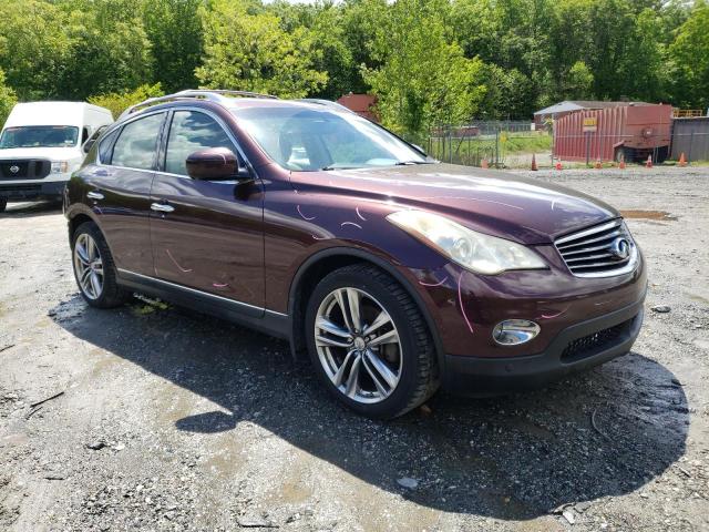 JN1AJ0HR3BM854712 - 2011 INFINITI EX35 BASE BURGUNDY photo 4