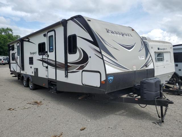 4YDT32220KK412339 - 2019 PASSPORT TRAVELTRLR TWO TONE photo 1