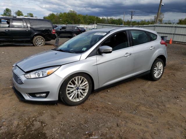 1FADP3N22JL261905 - 2018 FORD FOCUS TITANIUM SILVER photo 1