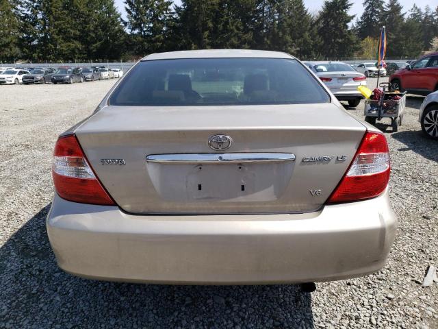 4T1BF30K03U557798 - 2003 TOYOTA CAMRY LE GOLD photo 6