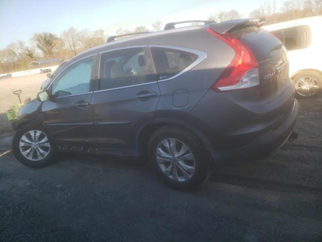 5J6RM4H77CL069155 - 2012 HONDA CR-V EXL GRAY photo 2