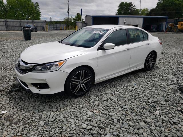 1HGCR2F12HA269381 - 2017 HONDA ACCORD SPORT SPECIAL EDITION WHITE photo 1